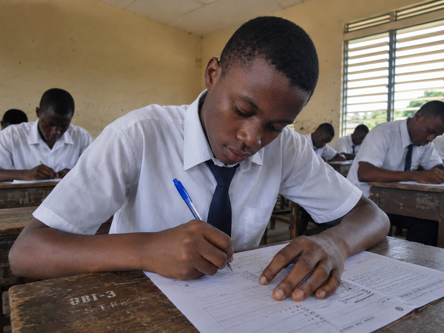 Students in class